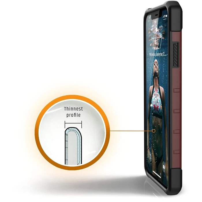 Urban Armor Gear Pathfinder Series Phone Case for Apple iPhone XS Max - Carmine Red by Urban Armor Gear - Image 7