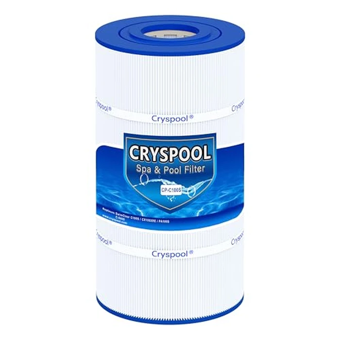 Cryspool(R) C100S Filter Compatible with CX100XRE, C100S, SwimClear C100S, PA100S, C-9440, 100 Sq. Ft Pool Filter Cartridge, 1 Pack by Cryspool - Image 1