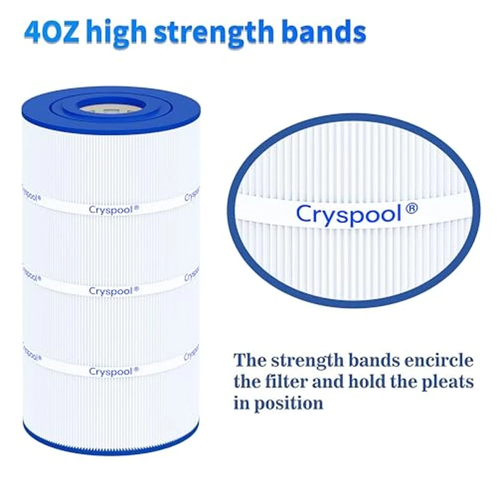 Cryspool(R) C100S Filter Compatible with CX100XRE, C100S, SwimClear C100S, PA100S, C-9440, 100 Sq. Ft Pool Filter Cartridge, 1 Pack by Cryspool - Image 6