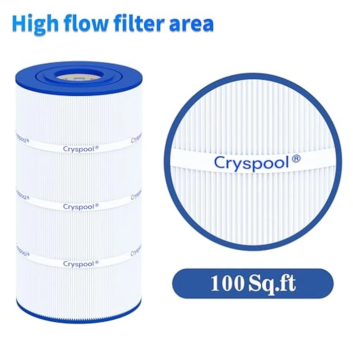 Cryspool(R) C100S Filter Compatible with CX100XRE, C100S, SwimClear C100S, PA100S, C-9440, 100 Sq. Ft Pool Filter Cartridge, 1 Pack by Cryspool - Image 7