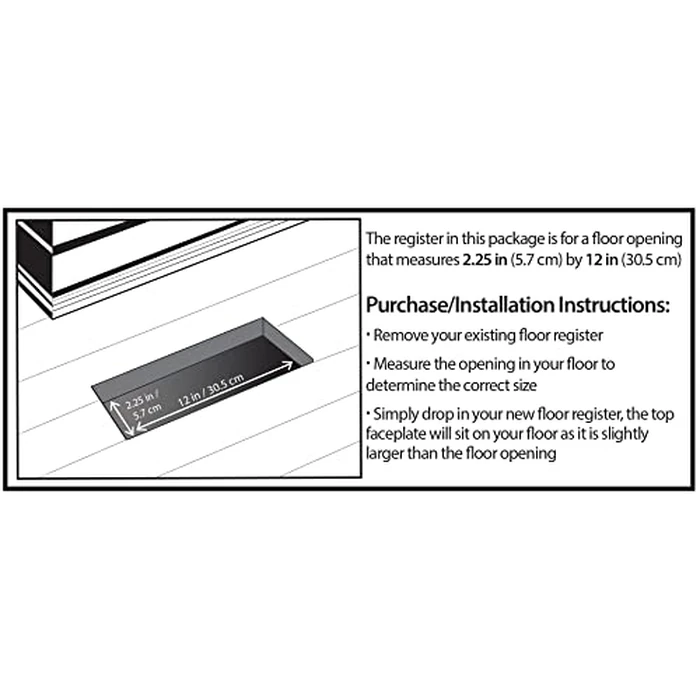 Decor Grates AJH212-NKL 2-Inch by 12-Inch Oriental Floor Register, Brushed Nickel by Decor Grates - Image 4