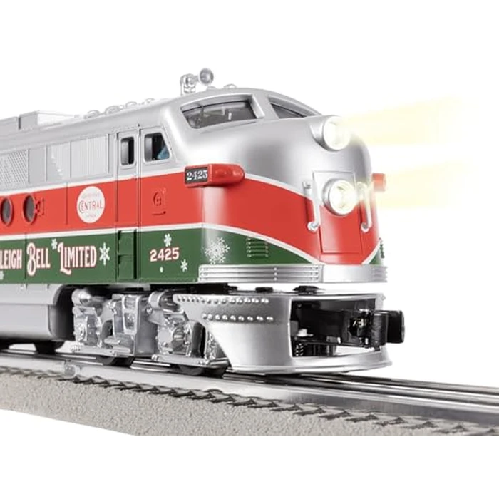 Lionel Sleigh Bell Limited Passenger LionChief 5.0 Electric O Gauge Train Set with Bluetooth & Remote by Lionel - Image 6