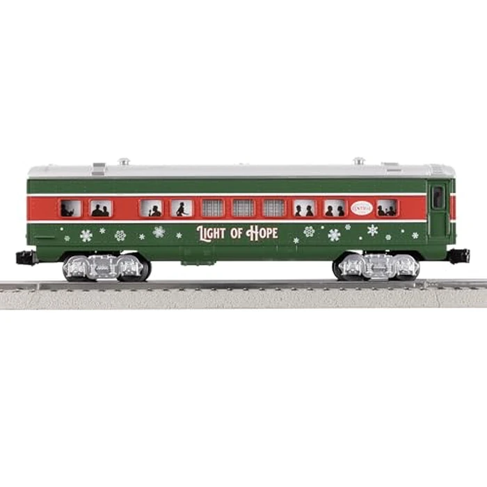 Lionel Sleigh Bell Limited Passenger LionChief 5.0 Electric O Gauge Train Set with Bluetooth & Remote by Lionel - Image 9
