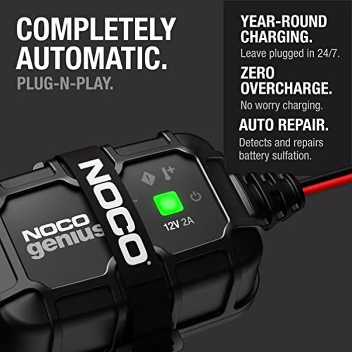 NOCO GENIUS2D: 2A 12V Smart Onboard Battery Charger - Direct-Mount Automatic Maintainer, Trickle Charger & Desulfator with Overcharge Protection & Temperature Compensation - for Lead-Acid Batteries by NOCO - Image 5