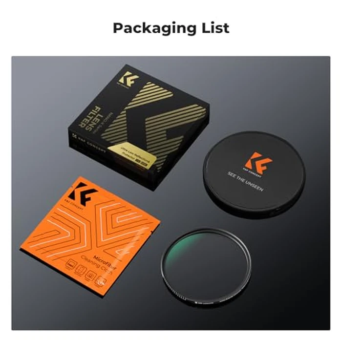 K&F CONCEPT 72mm Shockproof & Ultra Low Reflectivity MCUV Lens Protection Filter, 28 Multi-Coated Waterproof Scratch Resistant HD UV Camera Lens Filter (Nano-X Series) by K&F CONCEPT - Image 8