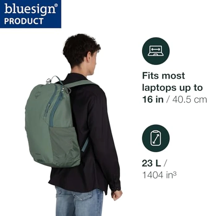 Osprey Astronova Campus Laptop Backpack - Lightweight Everyday Bag with Laptop Sleeve and Bottle Pockets, Black by Osprey - Image 1