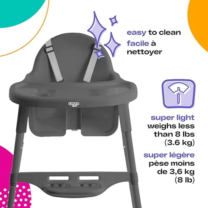 Cosco Canteen High Chair, Grey by Cosco - Image 2