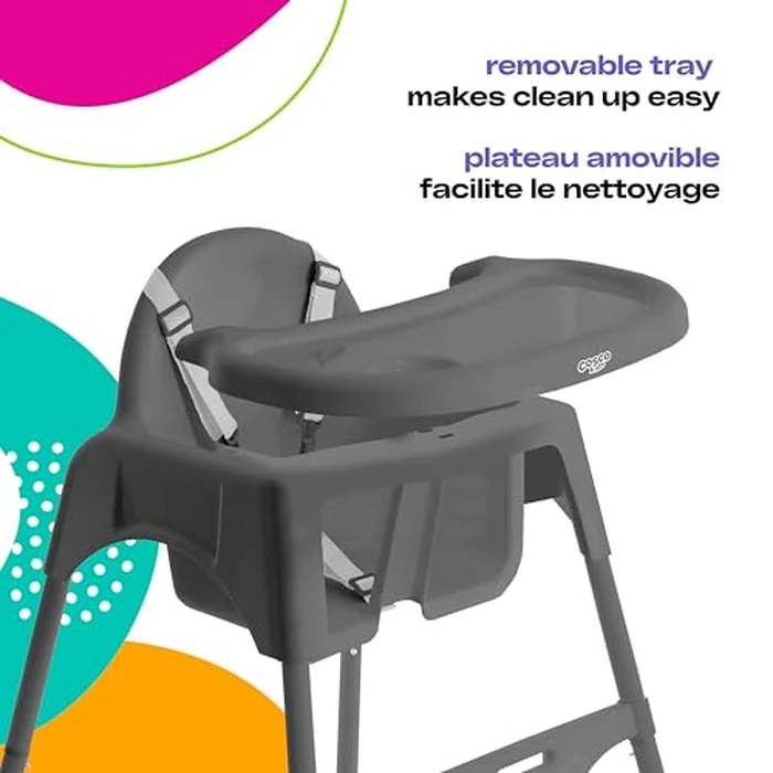 Cosco Canteen High Chair, Grey by Cosco - Image 3