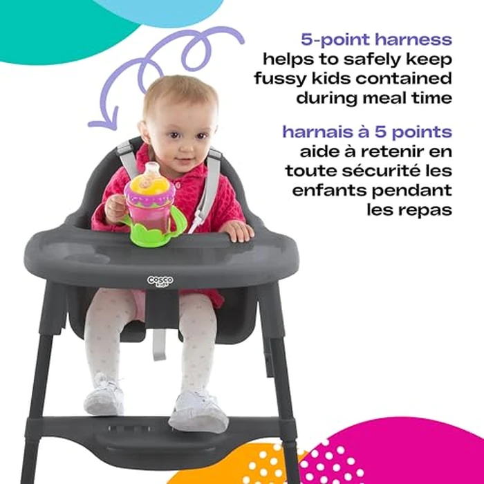 Cosco Canteen High Chair, Grey by Cosco - Image 6