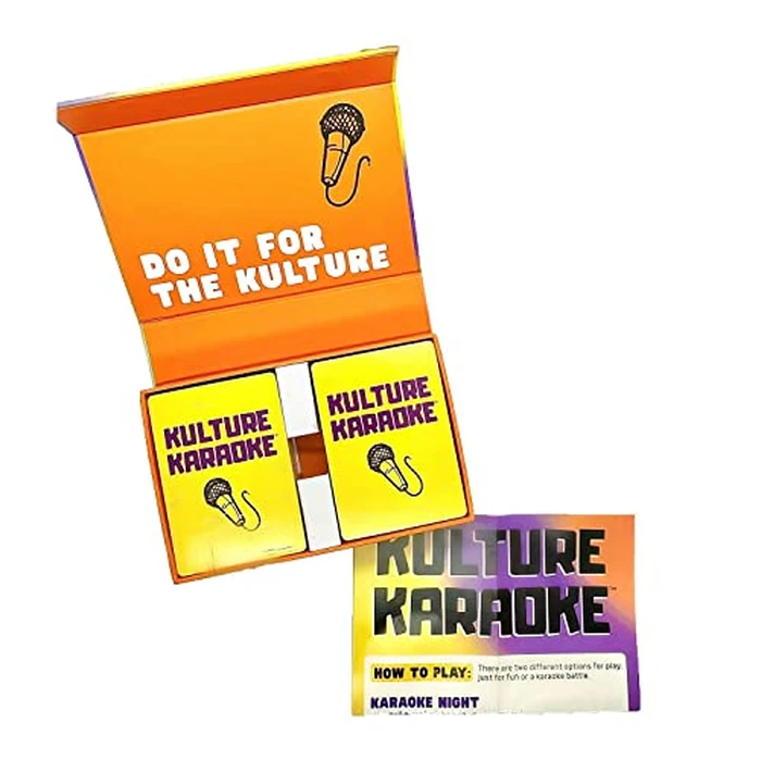 Kulture Karoke: Kulture Karoke, Help Your Game or karoke Night with These Cards to give You Song Ideas and Fun Categories for 2+ Players, Ages 14+ by Kulture Karaoke - Image 4