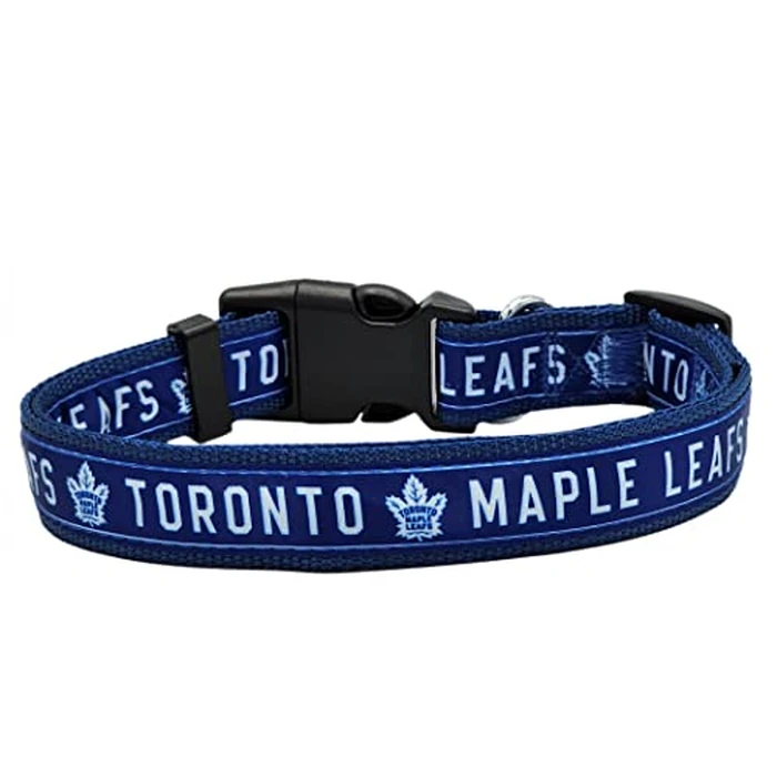 Pets First NHL Collar for Dogs & Cats. Adjustable, Cute, & Stylish! The Ultimate Hockey Fan Collar! by Pets First - Used - Like New condition