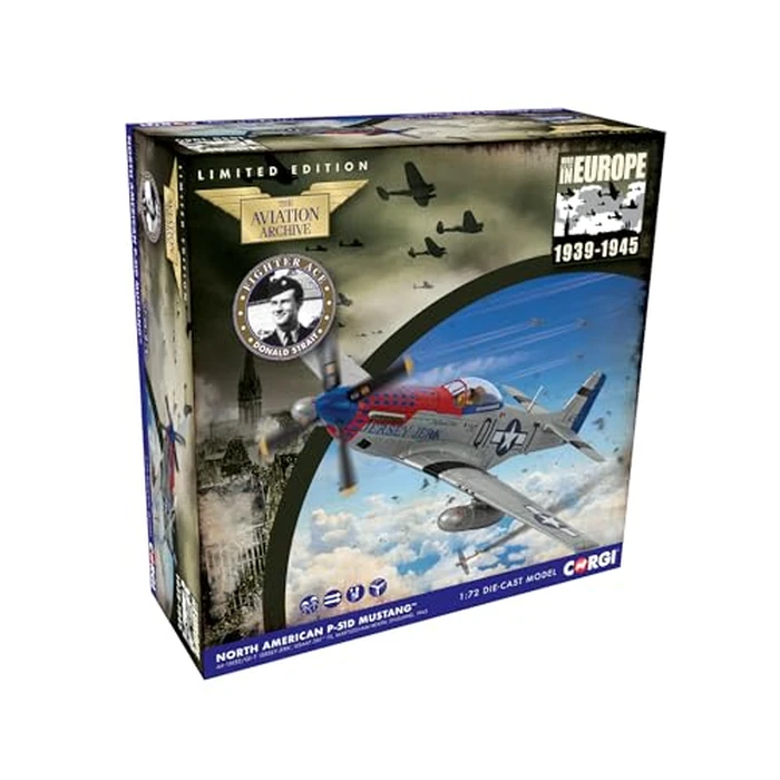 Corgi AA27708 North American P-51D Mustang, 44-15152/QI-T, 'Jersey Jerk' M by Corgi - Used - Like New condition