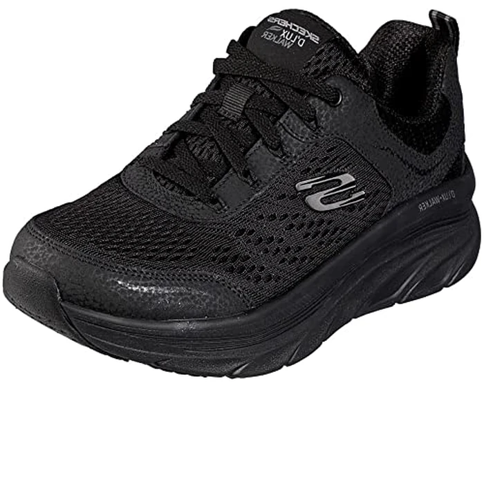 Skechers Women's D'lux Walker-Infinite Motion, Black, 8.5 by Skechers - Used - Like New condition - US$38.51