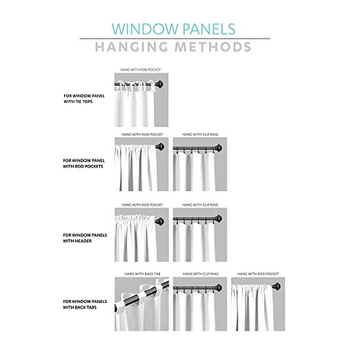 Lush Decor Reyna Ruffle Window Curtain Panel Set, Pair, 54" W x 95" L, White - Flowy Curtain Set - Romantic Ruffle Curtains for Bedroom, Living Room, or Dining Room - Farmhouse & Cottage Home Decor by Lush Decor - Image 8