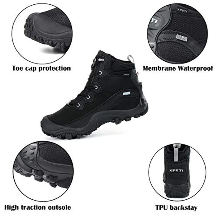 XPETI Women's Dimo Mid Waterproof Outdoor Hiking Boot Non Slip Trekking Boots by XPETI - Image 3