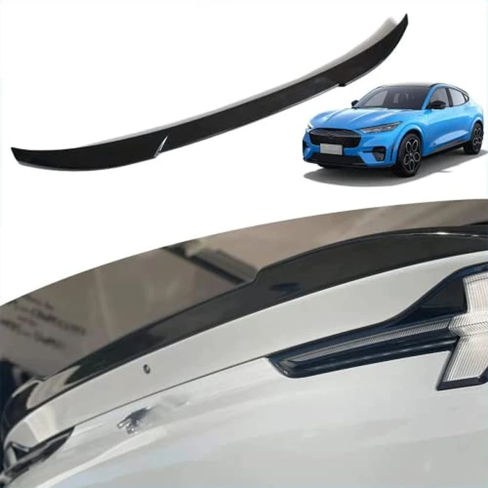 BestEvMod Compatible with Mustang Mach E Rear Spoiler Trunk Spoiler Wing, Compatible with Mustang mach e Exterior Accessories 2026 2025 2024 2023 2022 2021(V1 Glossy Black) by BestEvMod - Image 1