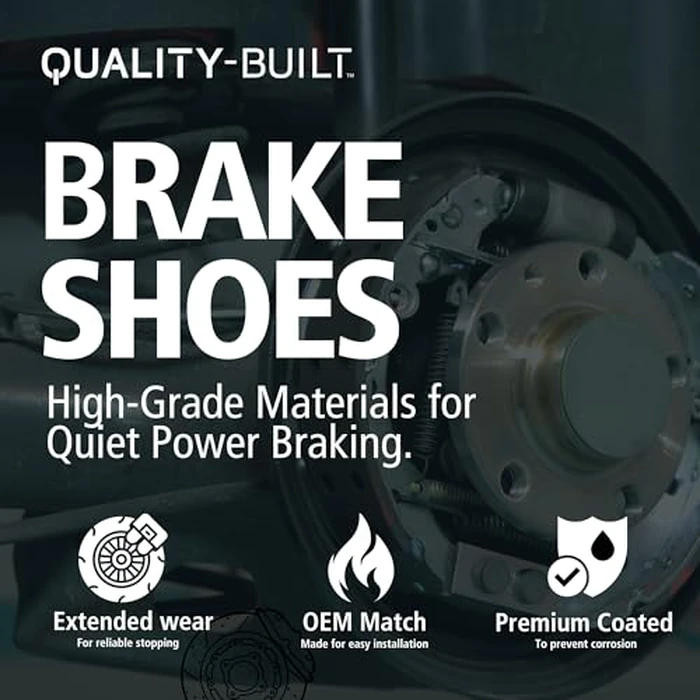 QUALITY-BUILT Premium - Rear Parking Brake Shoe OE Replacement for 2012-2020 Ford (F-150) - FPS1023 by Quality-Built - Image 3