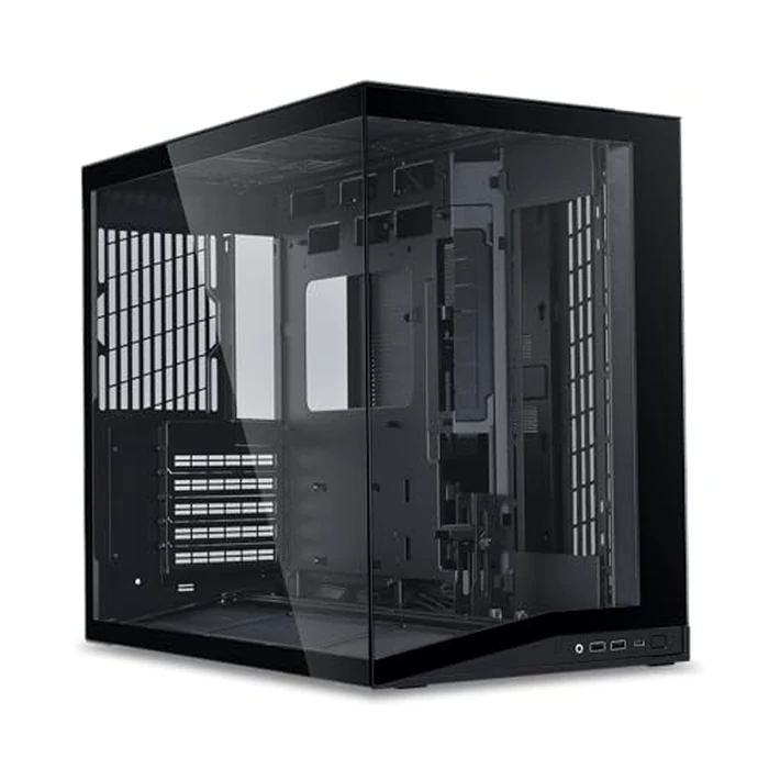 LIAN LI O11D MINI V2 | Compact ATX Mid-Tower Airflow Computer Case | Panoramic View | Fully Ventilated Airflow | Adjustable I/O | Pillar-Less | Cable Management | Black (O11DMIV2X) by Lian Li - Image 3