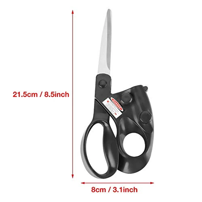 Professional Laser Guided Sewing Scissors for Home Craft Wrapping Gift Fabric Sewing Cut Straight Fast for Fabric Paper Crafts | Upgraded Ergonomic Handle by Dymane - Image 4