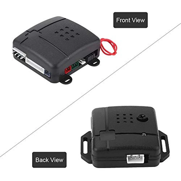 Auto Alarmanlagen-Car Alarm System - Car Security Alarm System - 12V Motorcycle Bike Anti-Theft Security Alarm System Remote Control with Double Remote Control Push Engine Start Button & Keyles by Fydun - Image 2