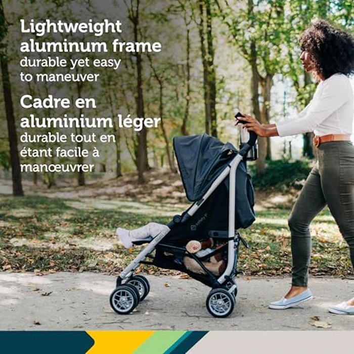 Safety 1st Right-Step Compact Stroller, Lightweight & Durable Aluminum Frame, Extra-Large Canopy with Peek-a-Boo Window by Safety 1st - Image 2
