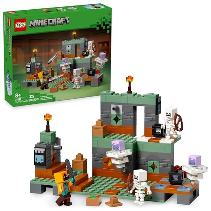 LEGO Minecraft The Trial Chamber Building Toy - Gamer Playset for Kids, Girls and Boys, Ages 8+ - Includes Shadow Hoodie Minifigure for Pretend Play - Birthday Gift Idea - 21271 by LEGO - Used - Very Good condition