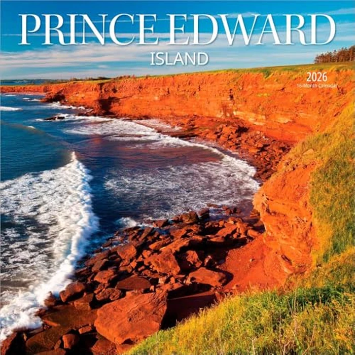 Prince Edward Island | 2026 12 x 24 Inch (Hanging) Monthly Square Wall Calendar | Wyman Publishing | Canadian Regional Travel by BrownTrout Publishers Ltd. - Used - Like New condition - CA$8.56