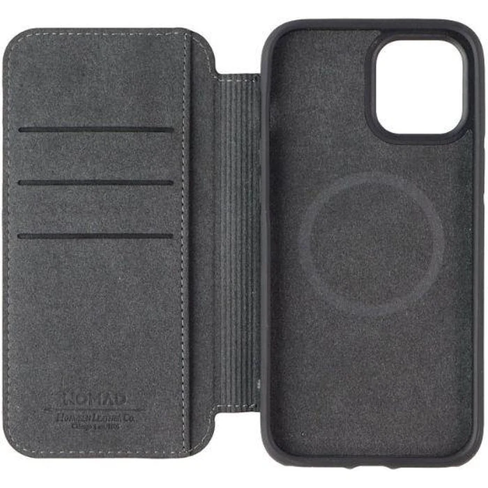 Nomad Rugged Folio Wallet Phone Case for iPhone 12 Pro Max - Black by Nomad - Image 2