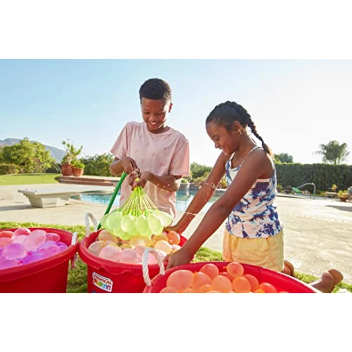 Bunch O Balloons Tropical Party (6 Pack) by ZURU, 200+ Rapid-Filling Self-Sealing Tropical Colored Water Balloons for Outdoor Family, Friends, Children Summer Fun (6 Pack) by Bunch O Balloons - Image 5