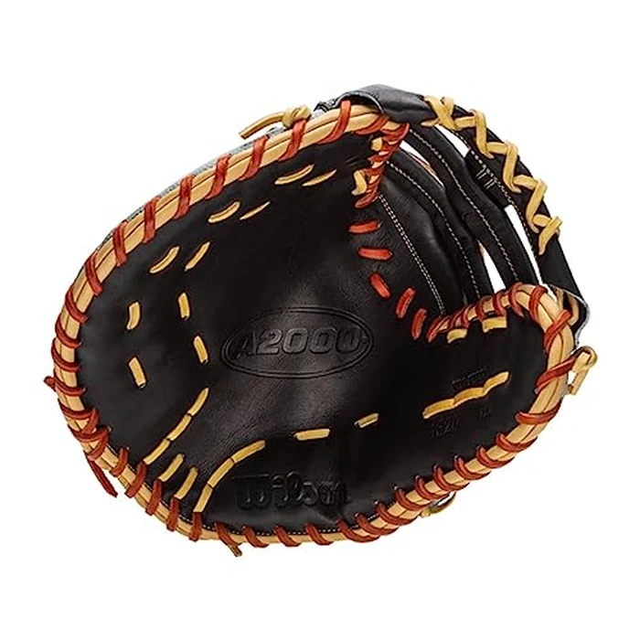 Wilson 2021 A2000 1620SS 12.5" First Base Baseball Mitt - Grey/Black, Left Hand Throw by WILSON - Image 6