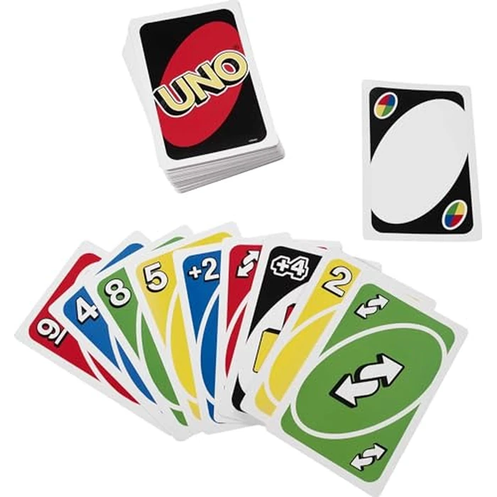 Mattel Games Giant UNO Card Game for Kid, Adult & Families, Color Blind Accessible & Customizable Large Deck by Mattel Games - Image 4