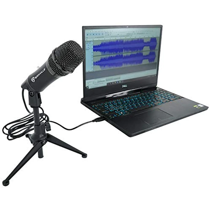 Rockville Z-Stream USB Condenser Microphone, 14mm Cartridge, Plug-and-Play, Omnidirectional, Noise Filter, Adjustable Sensitivity, for Podcasting, Gaming, YouTube by Rockville - Used - Like New condition - US$12.03
