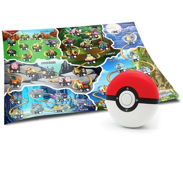 Pokemon Trainer Mission - Electronic Detector Will Guide You On 40 Missions, Voice & Light Instructions, Collect 65 Pokemon, Trainer Map, Kids 5+ Brown Box Packaging by Zanzoon - Used - Like New condition - US$24.76