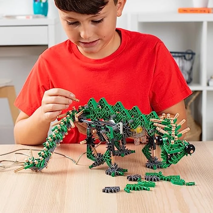 K'NEX - K'NEXosaurus Rex, Motorized Dinosaur Set ‚ 255 Pieces, STEM Building, Engineering Play, Kid Construction Set‚ Ages 7+ by K'NEX - Image 3