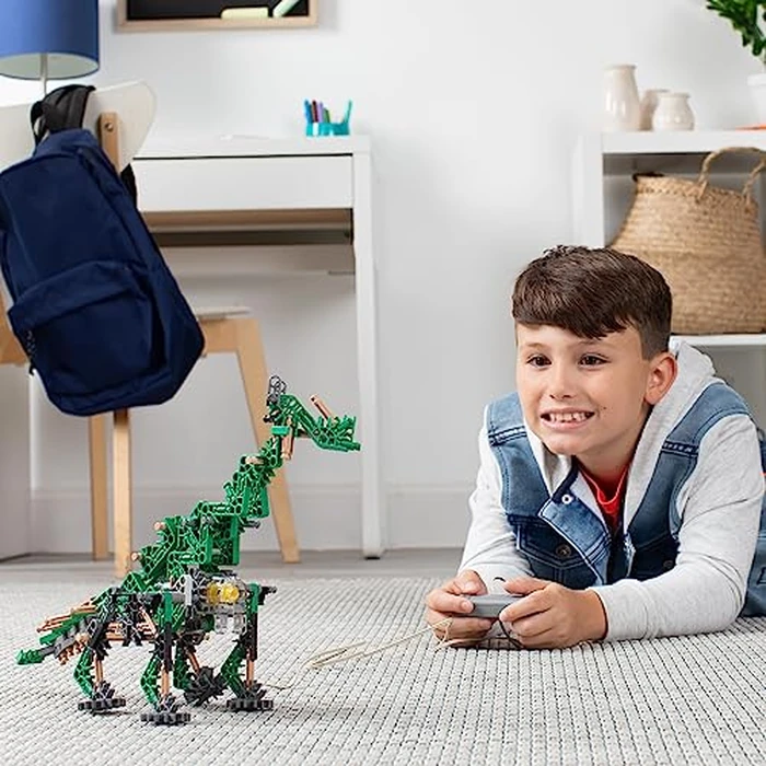 K'NEX - K'NEXosaurus Rex, Motorized Dinosaur Set ‚ 255 Pieces, STEM Building, Engineering Play, Kid Construction Set‚ Ages 7+ by K'NEX - Image 5
