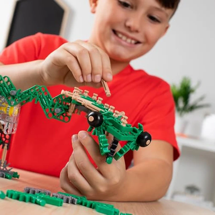 K'NEX - K'NEXosaurus Rex, Motorized Dinosaur Set ‚ 255 Pieces, STEM Building, Engineering Play, Kid Construction Set‚ Ages 7+ by K'NEX - Image 6