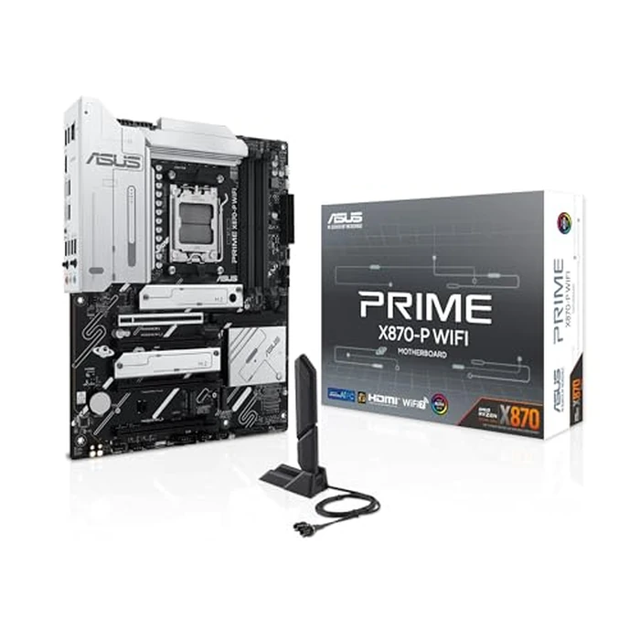 ASUS Prime X870-P WIFI AMD X870 AM5 Socket ATX by ASUS - Used - Very Good condition - US$182.94
