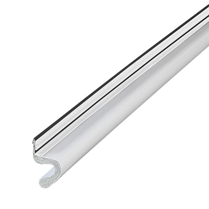 M-D Building Products 91805 Soundproof Weather Stripping Door Seal, 40 feet White Vinyl-Coated Foam Kerf/Channel, Easy to Install, Large Gap Coverage, Dust & Water Prevention by M-D Building Products - Image 1