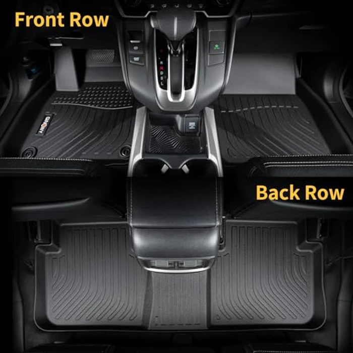 GINOWY-Floor Mats & Cargo Liner for Ford Mustang Mach-E 2021-2026丨TPE All Weather All Season Rubber Car Mats Liners Accessories for Mustang Mach-E Cargo Trunk Mat by GINOWY - Image 7