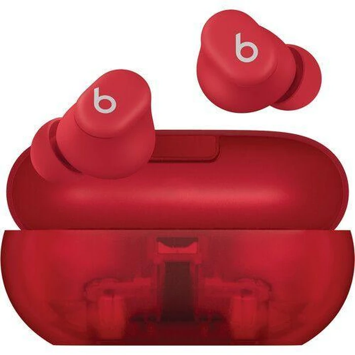 Beats by Dre Solo Buds True Wireless Bluetooth Earbuds - Transparent Red by Beats by Dre - Image 1