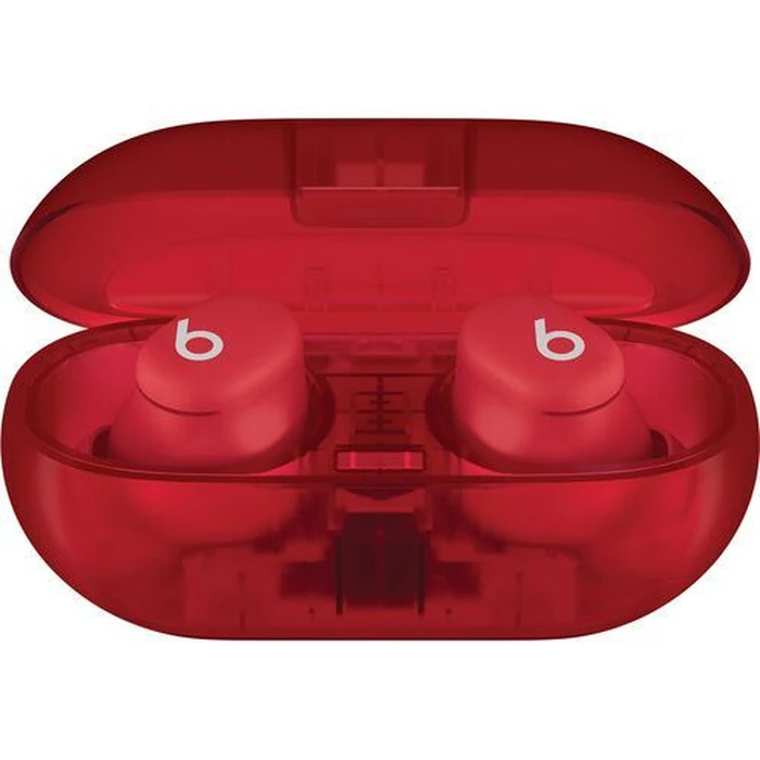 Beats by Dre Solo Buds True Wireless Bluetooth Earbuds - Transparent Red by Beats by Dre - Image 4