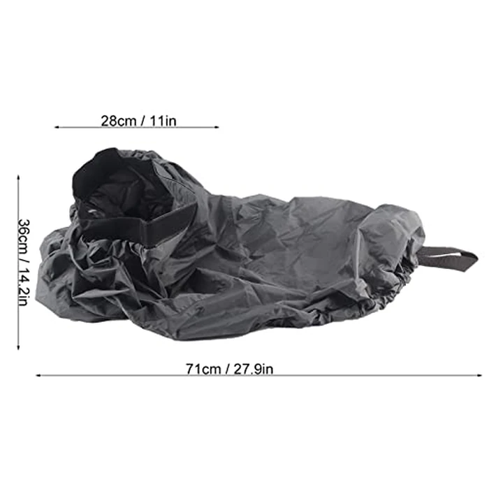 Yosoo Health Gear Adjustable Kayak Skirt Nylon Kayak Spray Skirts Kayak Skirt Cover Kayak Skirt Universal Waterproof Cover Canoe Spray Skirt Water Sports Accessories(Gary) by Yosoo Health Gear - Image 2