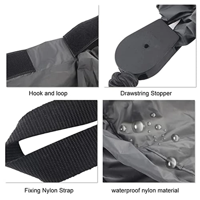 Yosoo Health Gear Adjustable Kayak Skirt Nylon Kayak Spray Skirts Kayak Skirt Cover Kayak Skirt Universal Waterproof Cover Canoe Spray Skirt Water Sports Accessories(Gary) by Yosoo Health Gear - Image 4