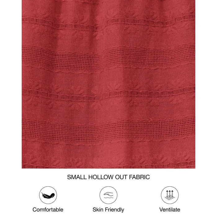 BTFBM Spring Dresses for Women 2026 Casual Long Sleeve V Neck Elastic Waist Lightweight Maxi Wedding Guest Dress Pockets(Red, Large) by BTFBM - Image 5