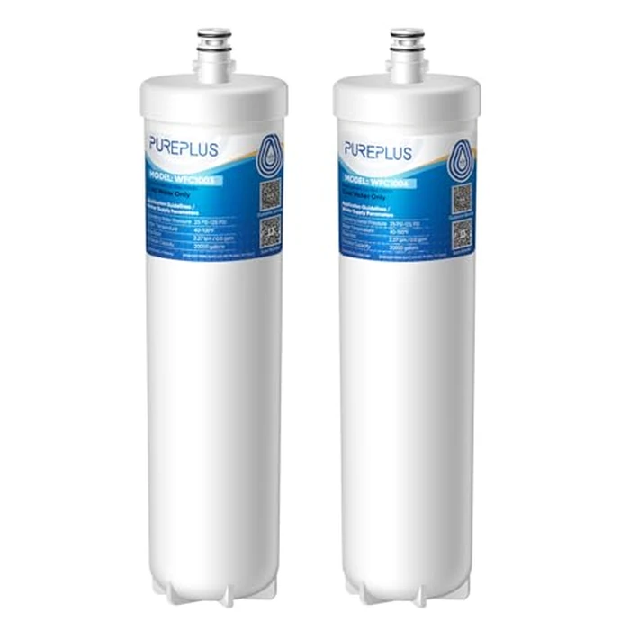 PUREPLUS DW80/90 Under Sink Water Filter, Replacement for Aqua-Pure AP-DW80/90, AP-DWS1000, Kohler K-201-NA, Kohler K-202-NA (Pack of 2), WF60-80/90,WD-W60-80/90. MODELNo: PP-WFC1003/1004 by PUREPLUS - Used - Very Good condition