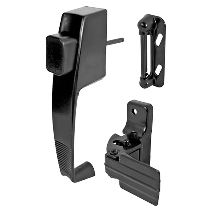 Prime-Line Products K 5071 Push Button Latch with Tie Down, Black by Prime-Line - Used - Very Good condition