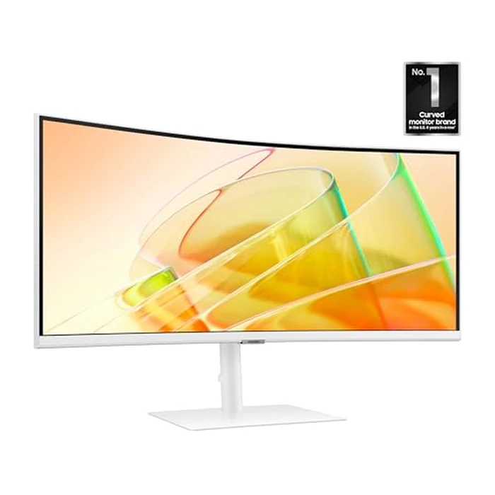 Samsung 34” ViewFinity (S65TC) Series Ultra-WQHD 1000R Curved Computer Monitor, HDR10, 100Hz, AMD FreeSync, Thunderbolt 4, Height Adjustable Stand, Built-in Speakers, Eye Care, LS34C650TANXGO, 2024 by Samsung - Image 3