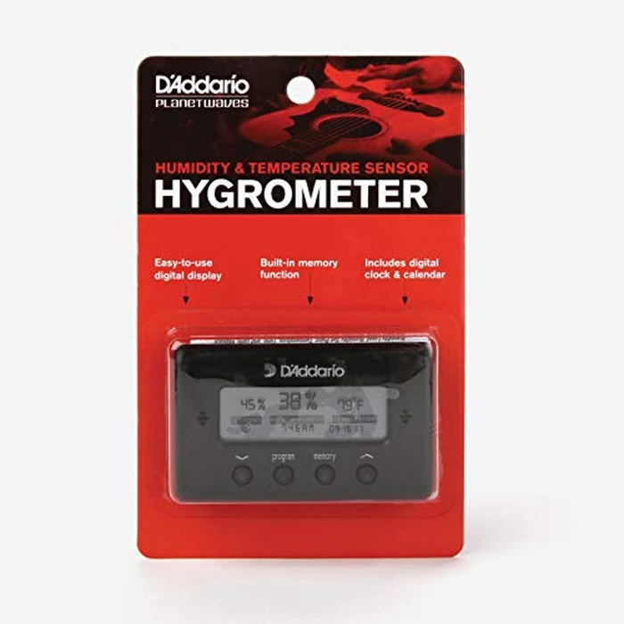 D'Addario Accessories D'Addario Hygrometer Humidity And Temperature Sensor by D'Addario - Image 2