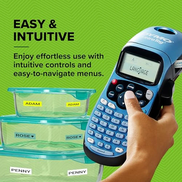 DYMO Label Maker Machine with Tape - 100H LetraTag Handheld, Comes with 3 LT label tapes. Great for Home & Office Organization by DYMO - Image 7