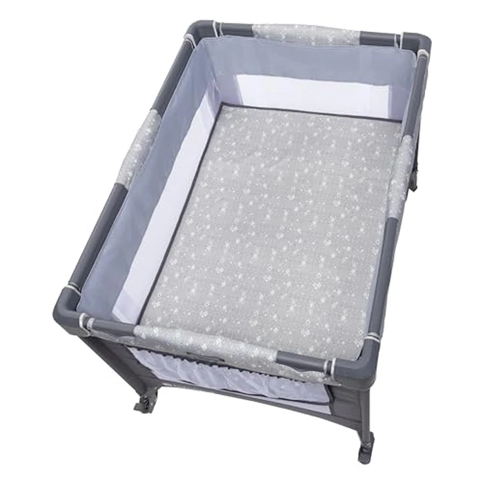 Baby Trend Nursery Den Playard with Snooze Pod and Flip Over Changer, Diamond Sage by Baby Trend - Image 8